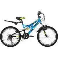 Детский велосипед Novatrack Shark 20 20SS6V.SHARK.BL20 (синий/черный, 2020) 1