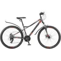 Велосипед Stels Navigator 510 MD 26 р.14 2024 (разобранный, антрацит/красный) 1