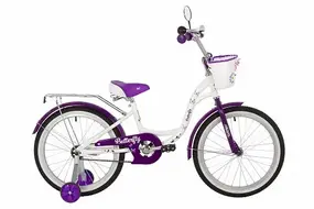 Novatrack Butterfly 20" белый/фиолетовый 1