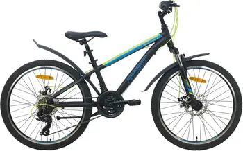 Велосипед AIST Rocky Junior 2.1 2024 (желтый/черный) 1