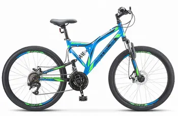 Stels Mustang MD 24 V010 синий/салатовый 1
