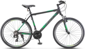 Велосипед Stels Navigator 620 V 26 р.14 2024 (черный/зеленый) 1