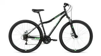 Altair MTB HT 29 2.0 disc чёрный/ярко-зелёный 1