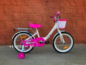 Novatrack Ancona 16" розовый/белый 1