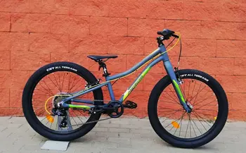 Merida Matts J24+ Eco матовый серый/зеленый/желтый 1