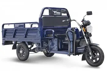 Грузовой электротрицикл Rutrike D4 1800 60V1200W синий 1