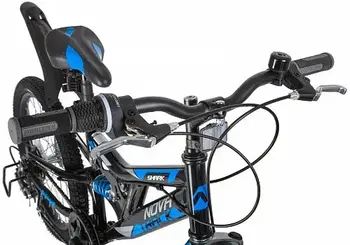 Детский велосипед Novatrack Shark 20 2020 20SS6D.SHARK.BK20 (черный) 1