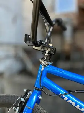 Велосипед Stark Madness BMX 4 2025 (разобранный, графит матовый/синий металлик/черный) 2