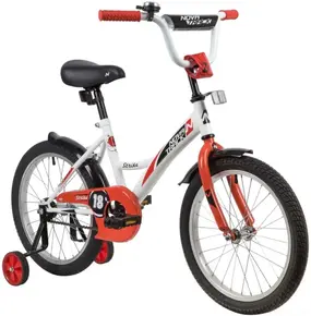 Novatrack Strike 18" белый/красный 1
