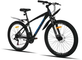 Racer Boxfer 26 черный матовый/голубой 1