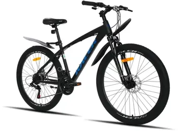 Racer Boxfer 26 черный матовый/голубой 1