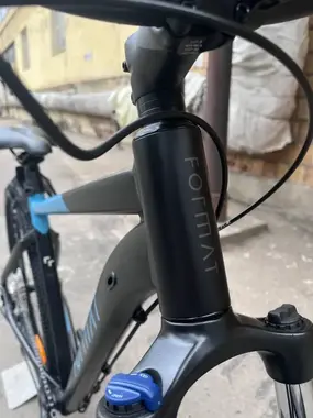 Format 1412 27.5 черный-мат/синий-мат 1