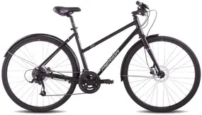 Merida Crossway Urban 50 Lady GlossyBlack/MattSilver 1