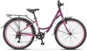 Stels Miss 4300 V 24 фиолетовый/розовый 1
