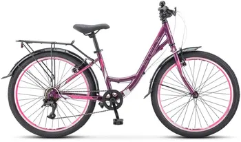 Stels Miss 4300 V 24 фиолетовый/розовый 1