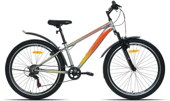 Racer Bruno 26 светло-серый/оранжевый 1