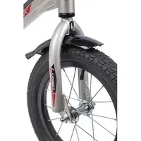 Детский велосипед Novatrack Lumen 14 (серебристый/красный, 2019) 1