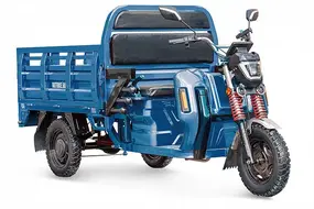 Грузовой электротрицикл Rutrike Антей Pro 1500 60V1200W темно-синий матовый 1