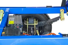 Грузовой электрический трицикл Rutrike Габарит 1700 60V1200W	синий матовый 1