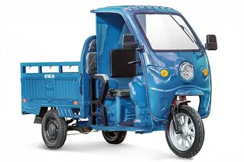 Грузовой электротрицикл Rutrike Гермес 1500 60V1200W   темно-синий матовый 1