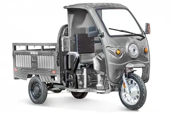 Грузовой электротрицикл Rutrike Гермес Pro 1500 72V1500W	серый 1