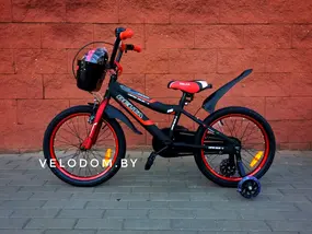 Детский велосипед Delta Sport 18 (черный/красный, 2019) 1