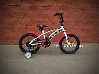 Детский велосипед Stels Arrow 16 V020 (белый/красный, 2018) 1