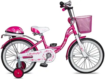 Детский велосипед Delta Butterfly 18 2020 (розовый) 1