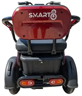 Электротрицикл Smart8 Bulbash S  красный 1