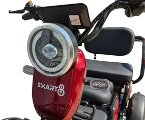 Электротрицикл Smart8 Bulbash S серый 1