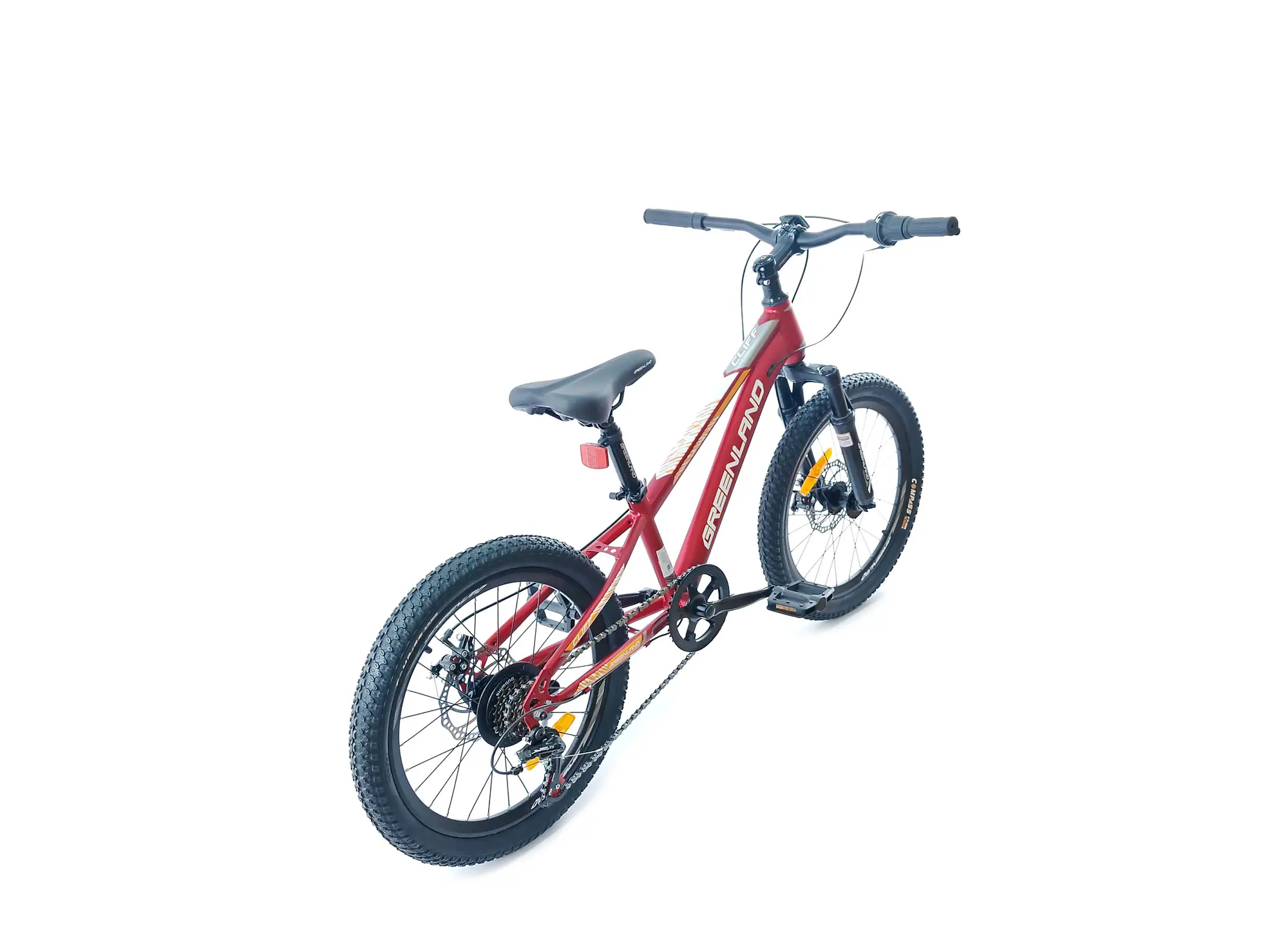 Велосипед Greenland Cliff 24 красный-оранжевый 1