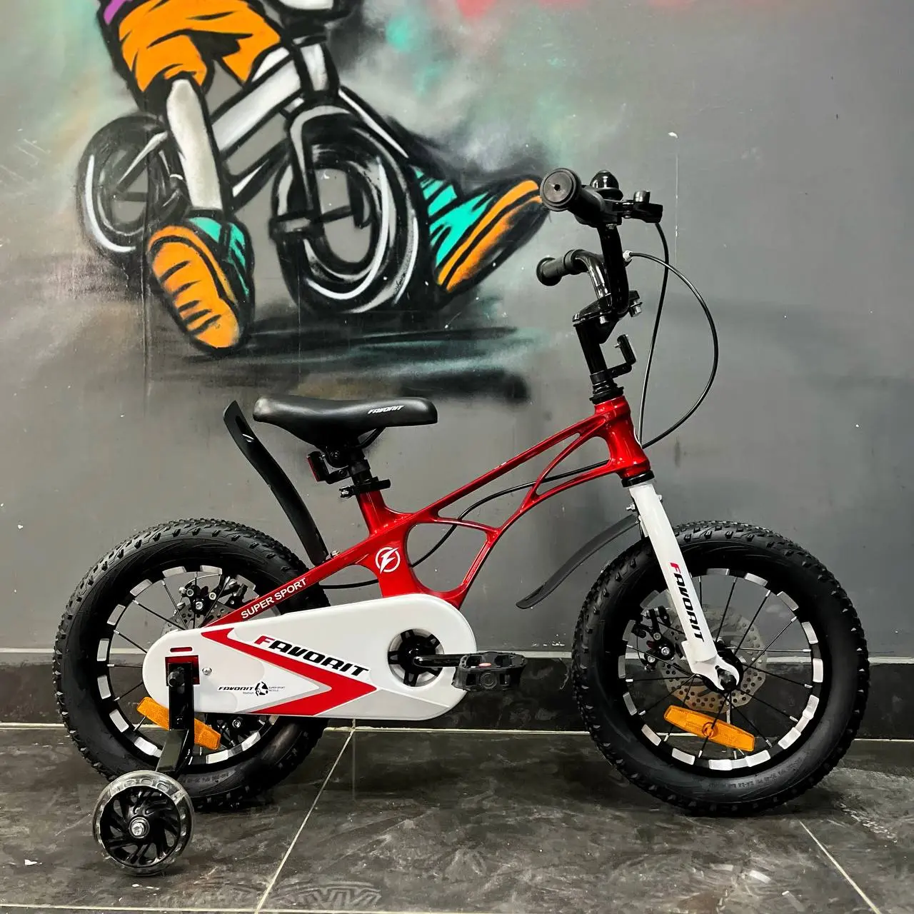 Детский велосипед Favorit Super Sport 14 красный 2