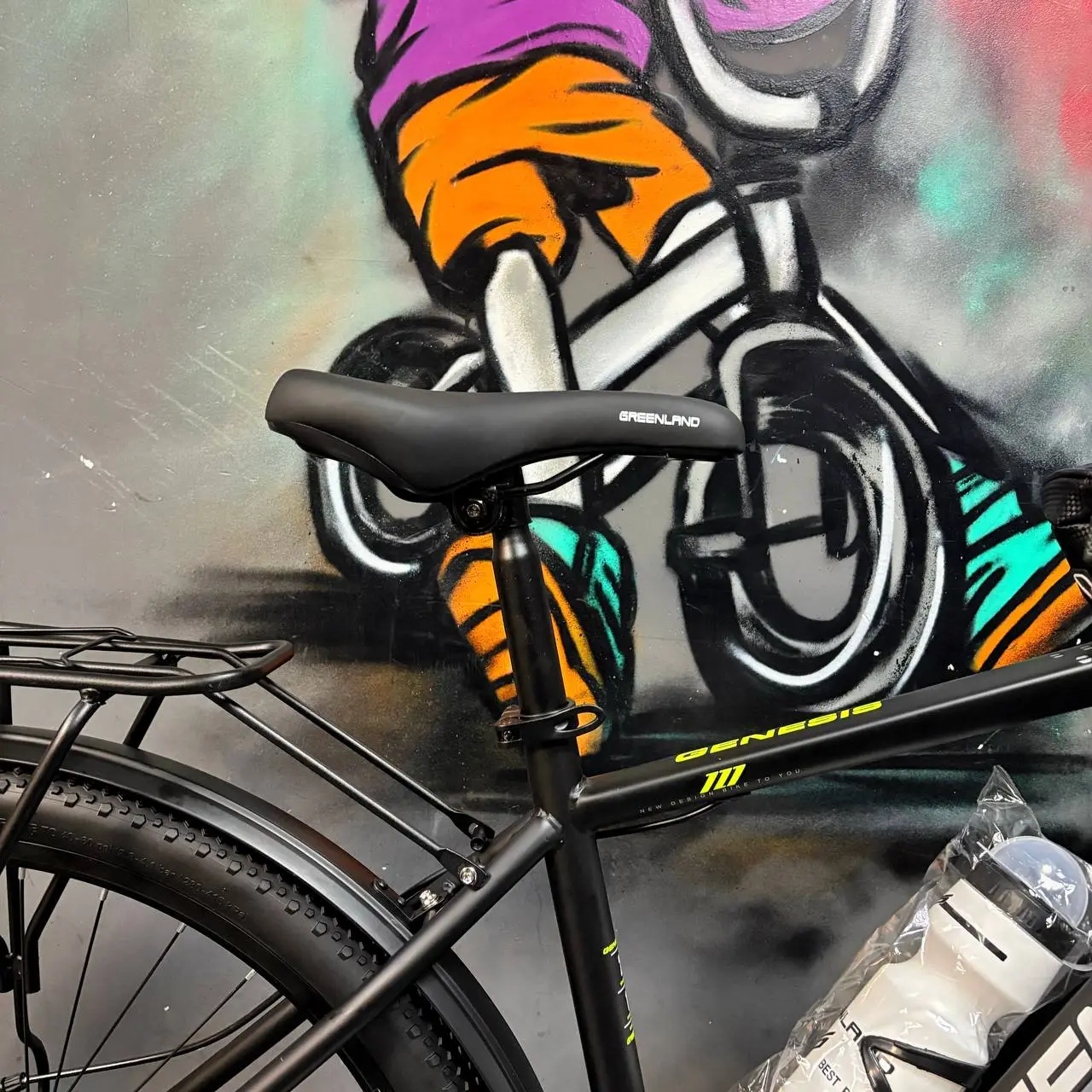 Велосипед Greenland Genesis K 29 черный-зеленый 1