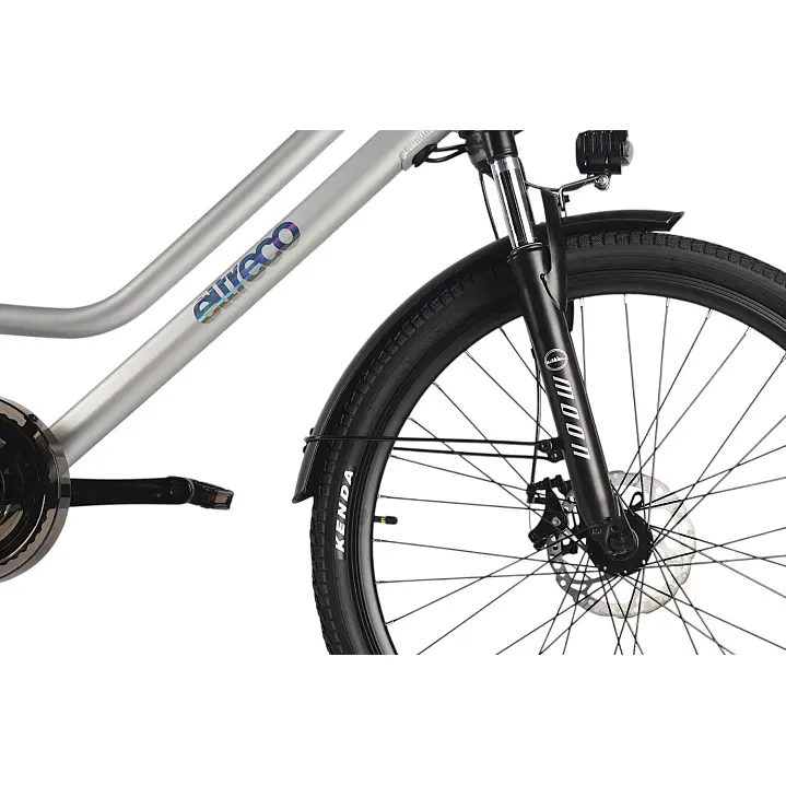 Электровелосипед Eltreco Moon серебристый матовый-3155 1