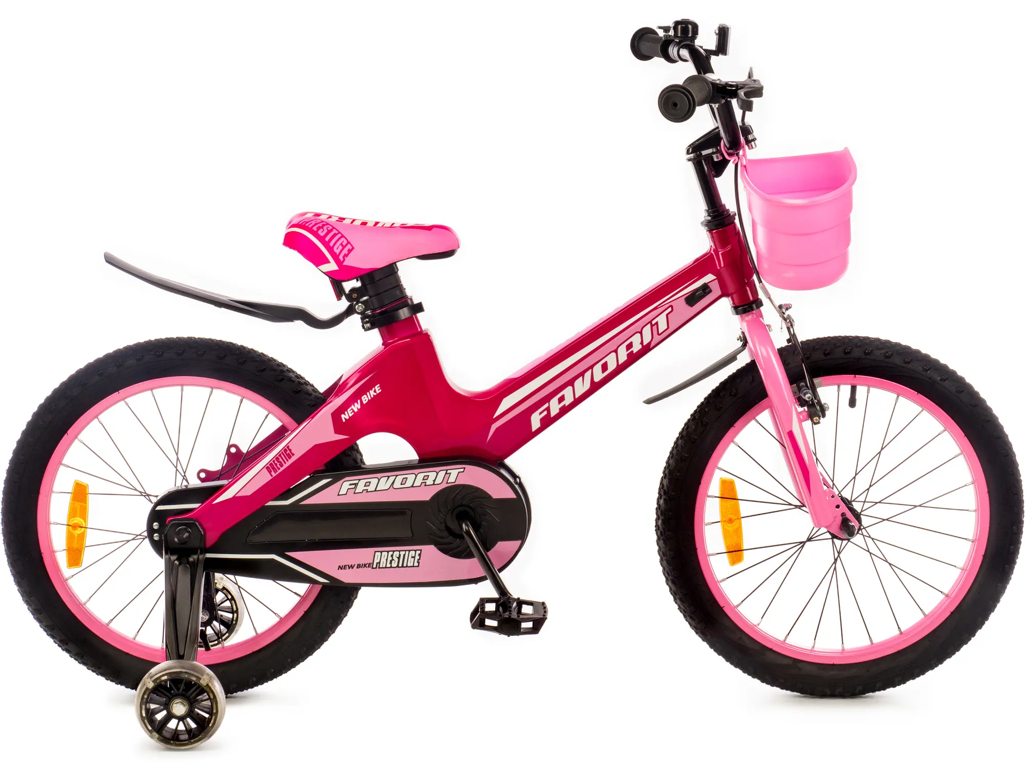 Детский велосипед Favorit Prestige 18 розовый 1
