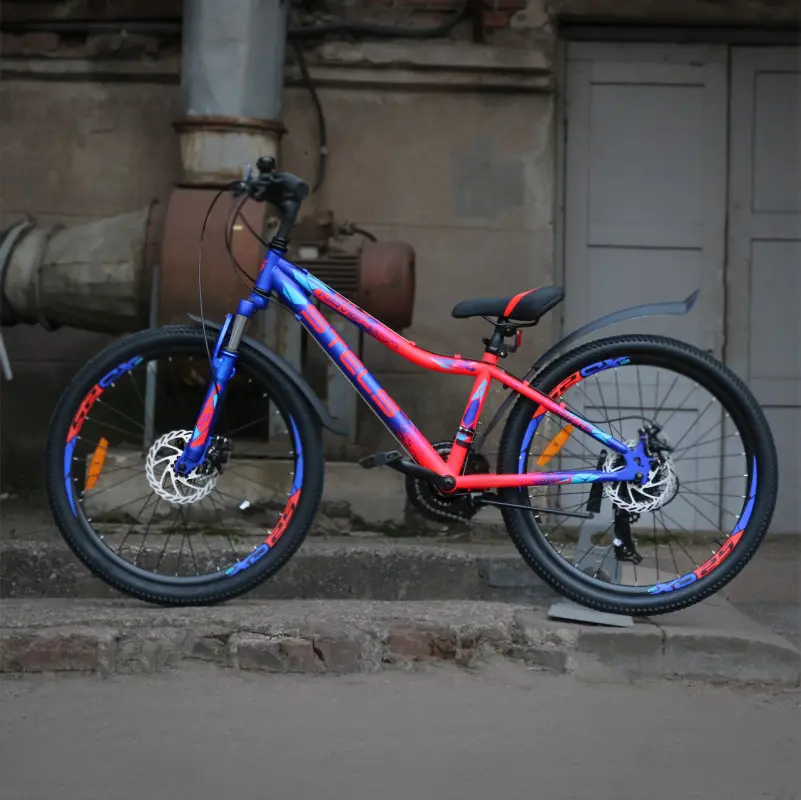 Stels Navigator 410 MD 24" 21sp V010 синий/неоновый/красный 1