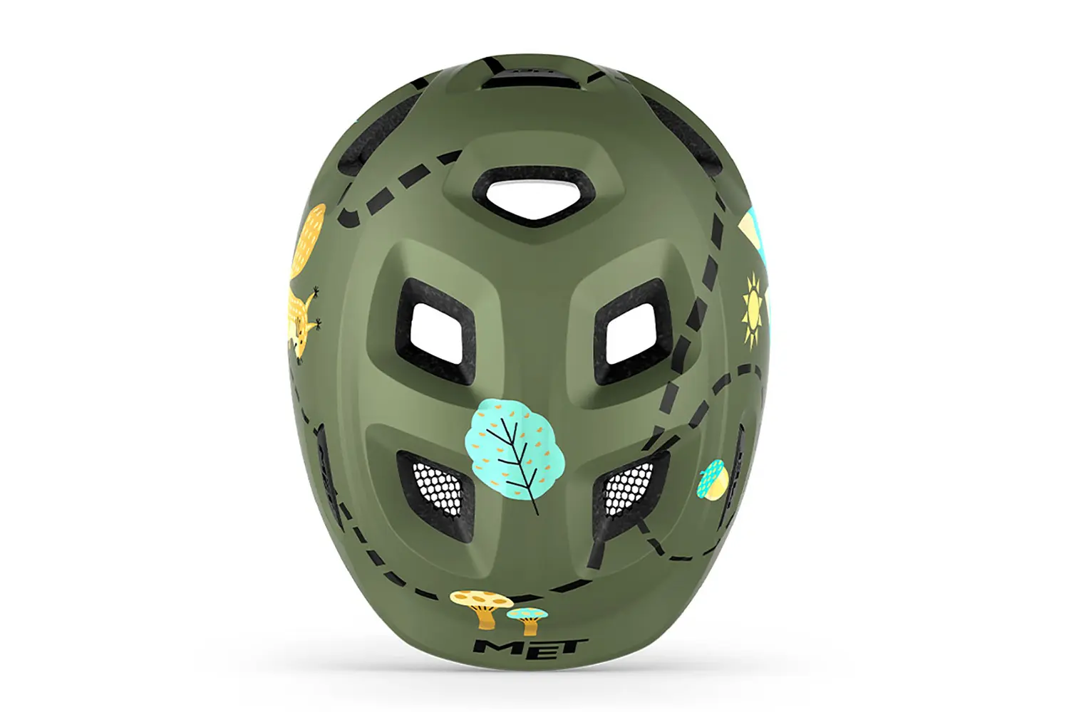 Велошлем детский Met Hooray MIPS Green Forest, S, 2026 1