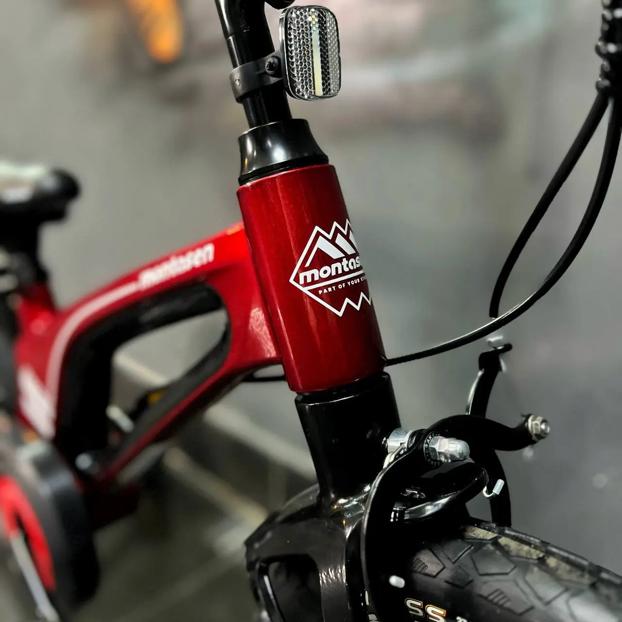 Детский велосипед Montasen M-F800 16 красный 2