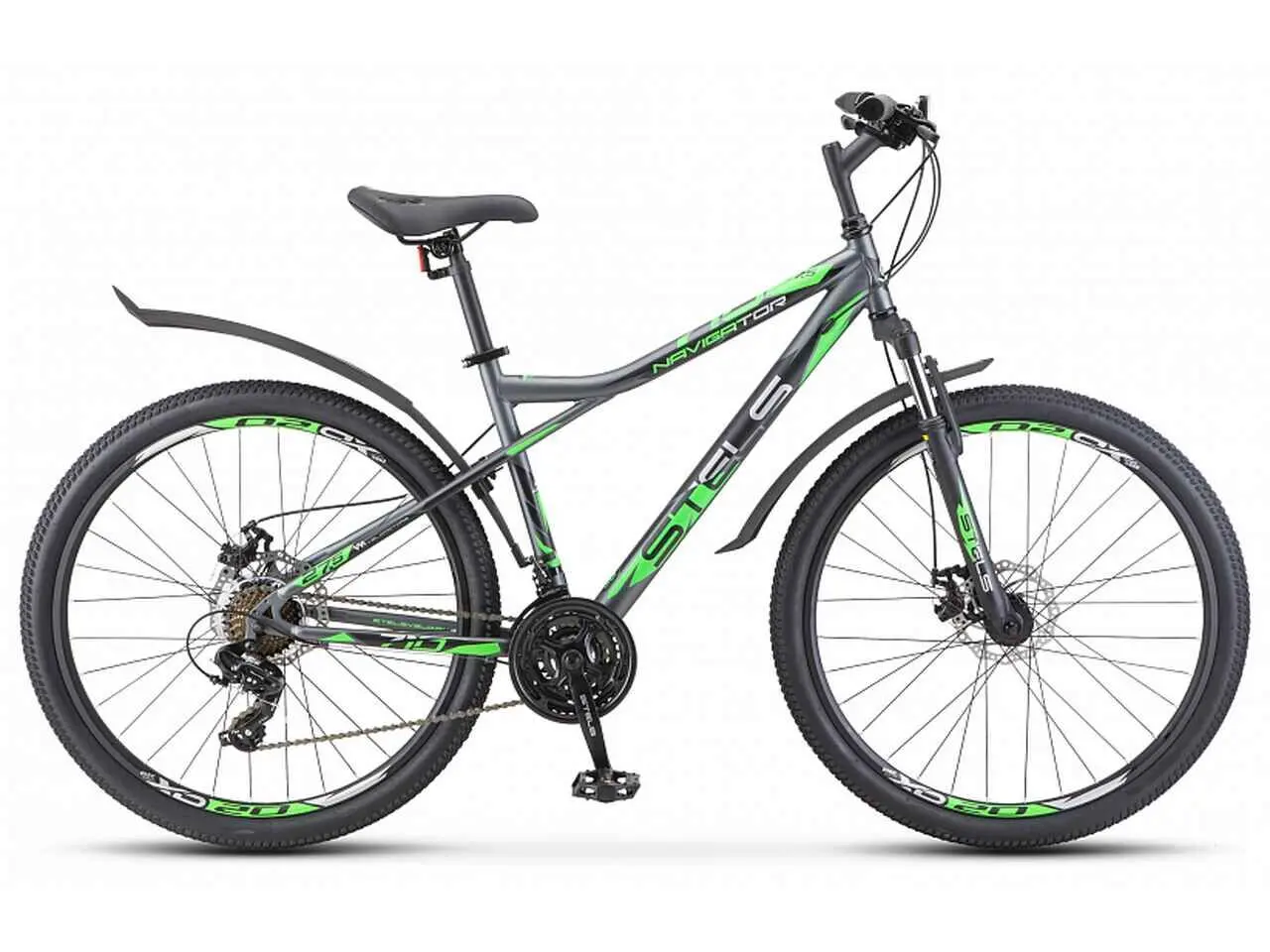 Stels Navigator 710 MD 27,5" V020 серый/зеленый 1