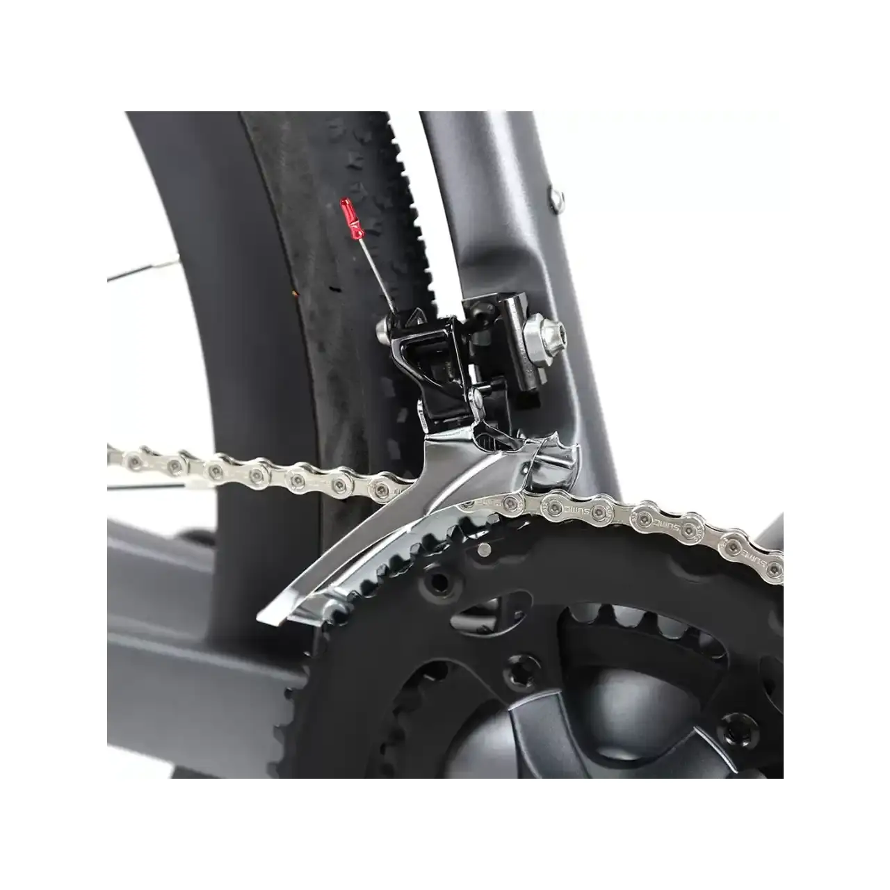 Велосипед Twitter Gravel V1-PB Sram NX-11S-1*11S серый 1