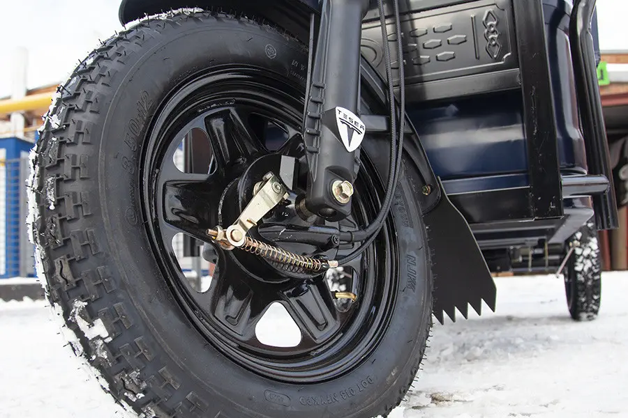 Грузовой электротрицикл Rutrike D4 1800 60V1200W черный 1