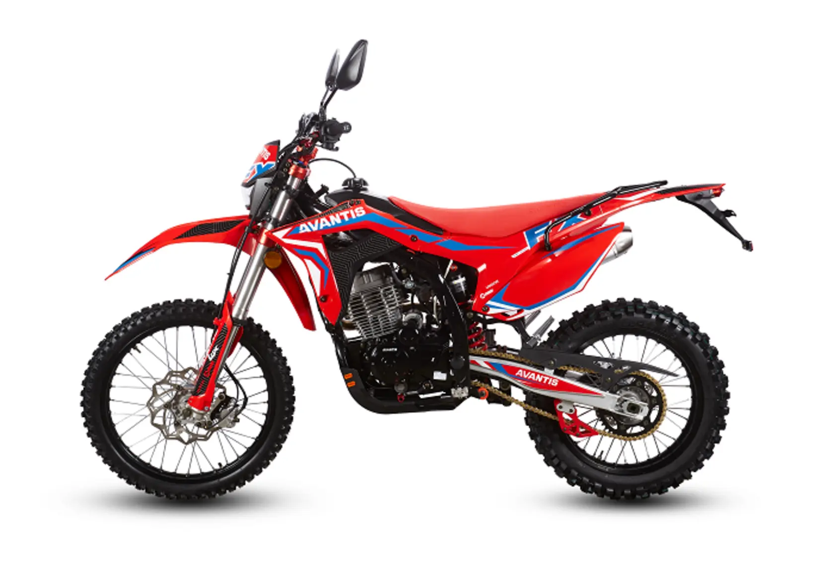 Мотоцикл Avantis CRF 250 Lux (ZS172FMM-3A) красный 1
