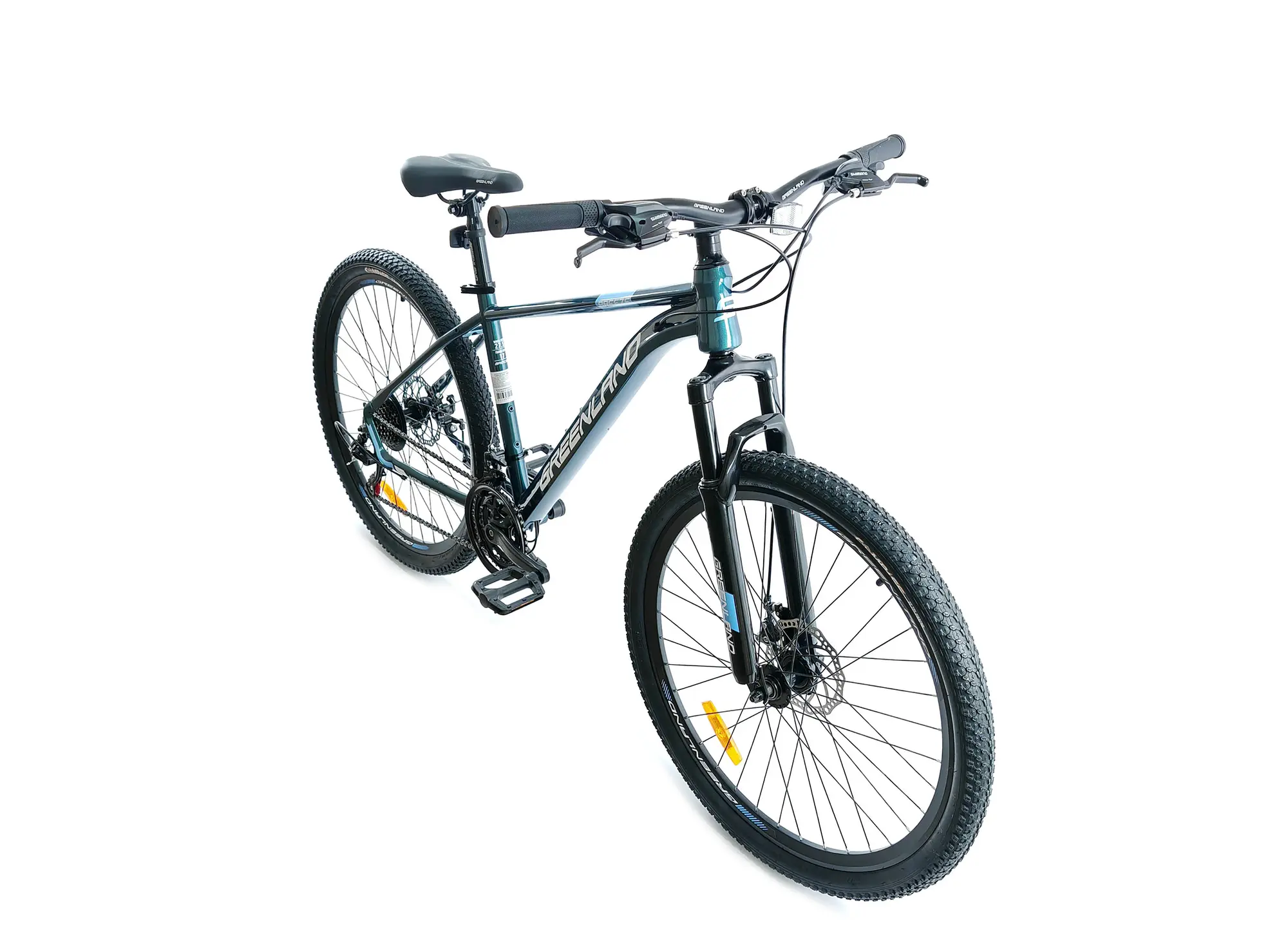 Велосипед Greenland Breeze 29 зеленый-синий 1