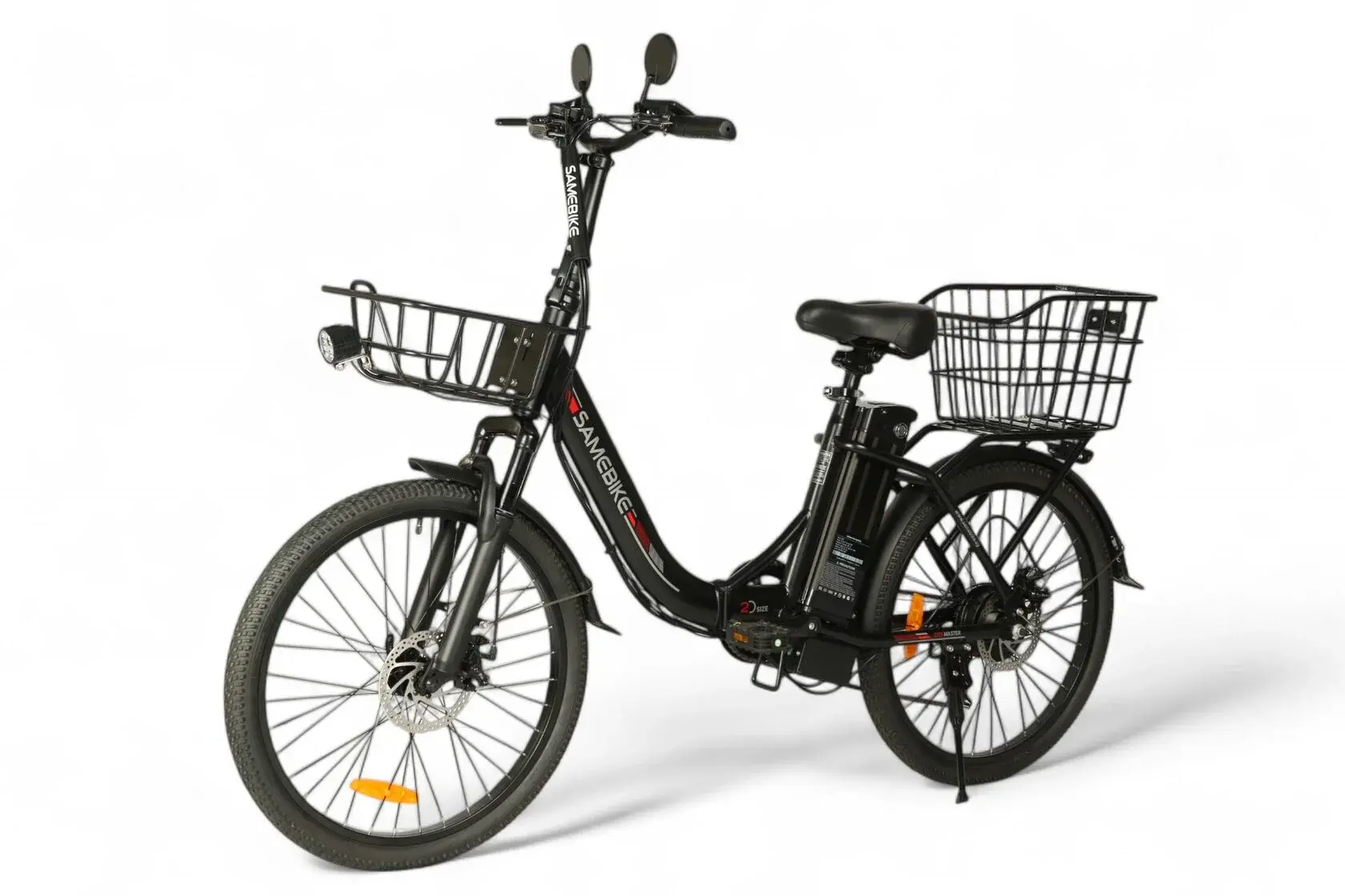 Электровелосипед SameBike City Master черный 1