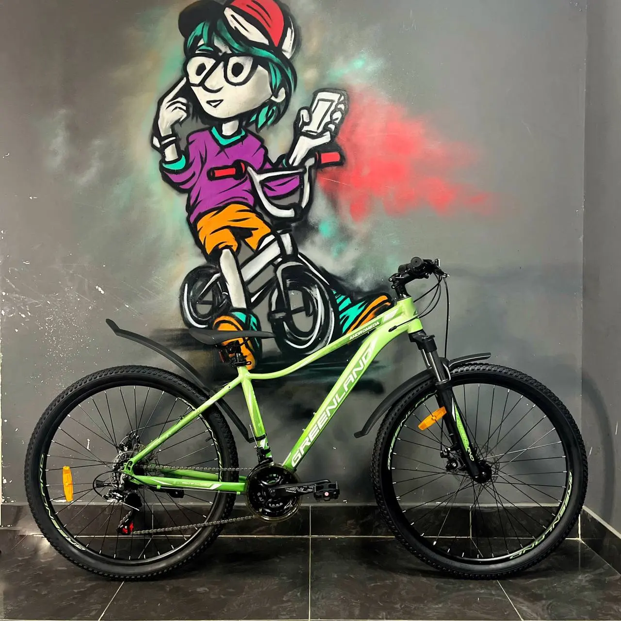 Велосипед Greenland Andromeda 27.5 2.0 зеленый 2