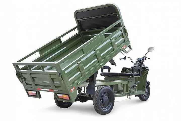 Грузовой электротрицикл Rutrike D4 NEXT 1800 60V1200W Черный матовый 1