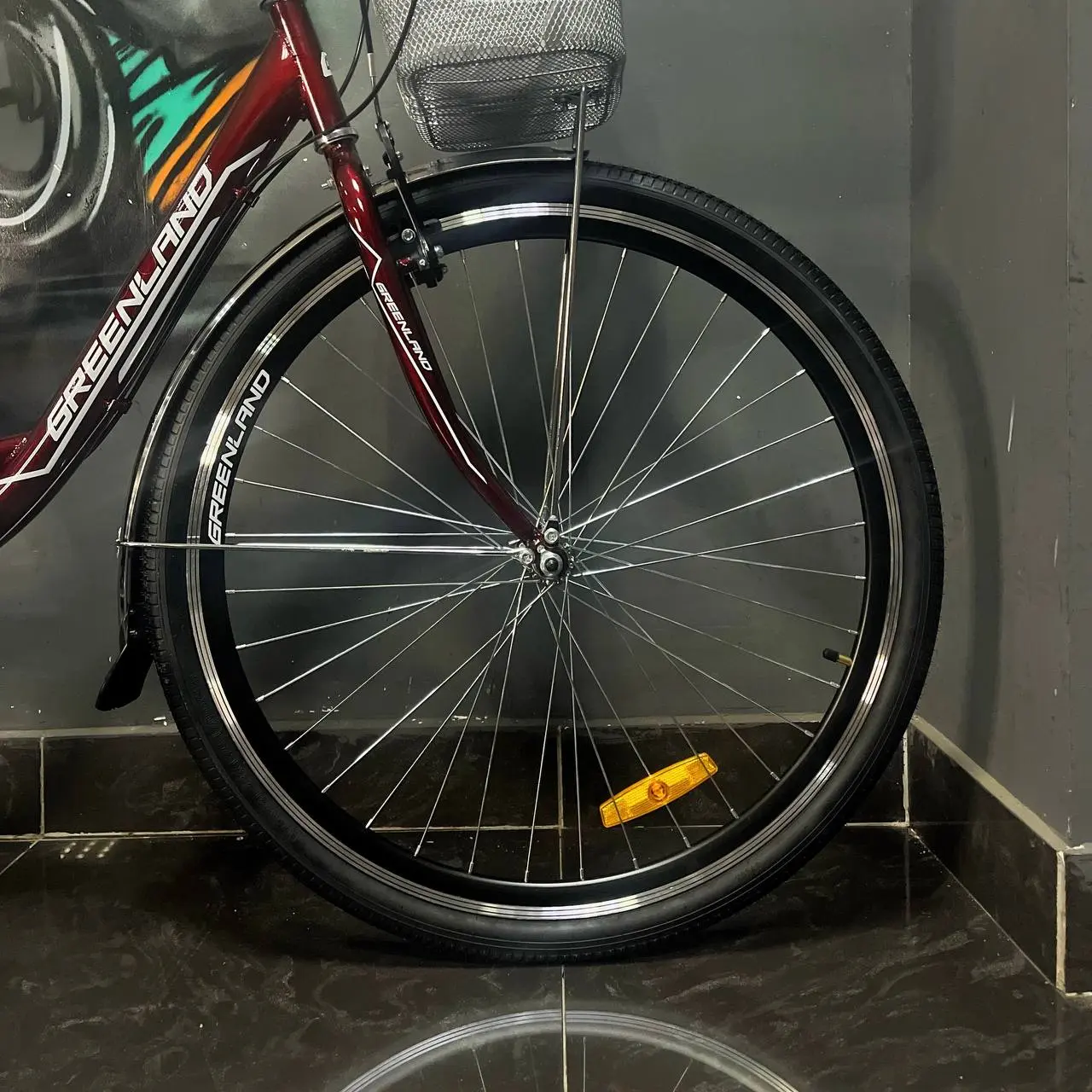 Велосипед Greenland Daisy 28 7S красный 1