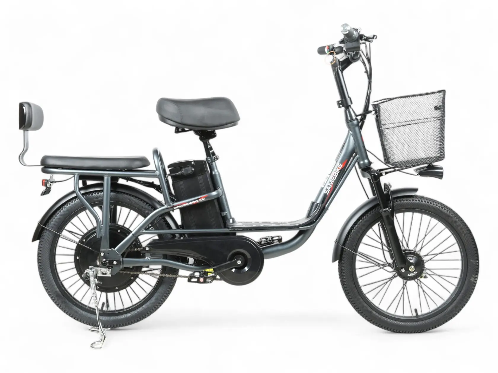 Электровелосипед SameBike RX350 Серебристый 1