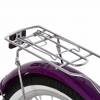 Novatrack Butterfly 20" белый/фиолетовый 1
