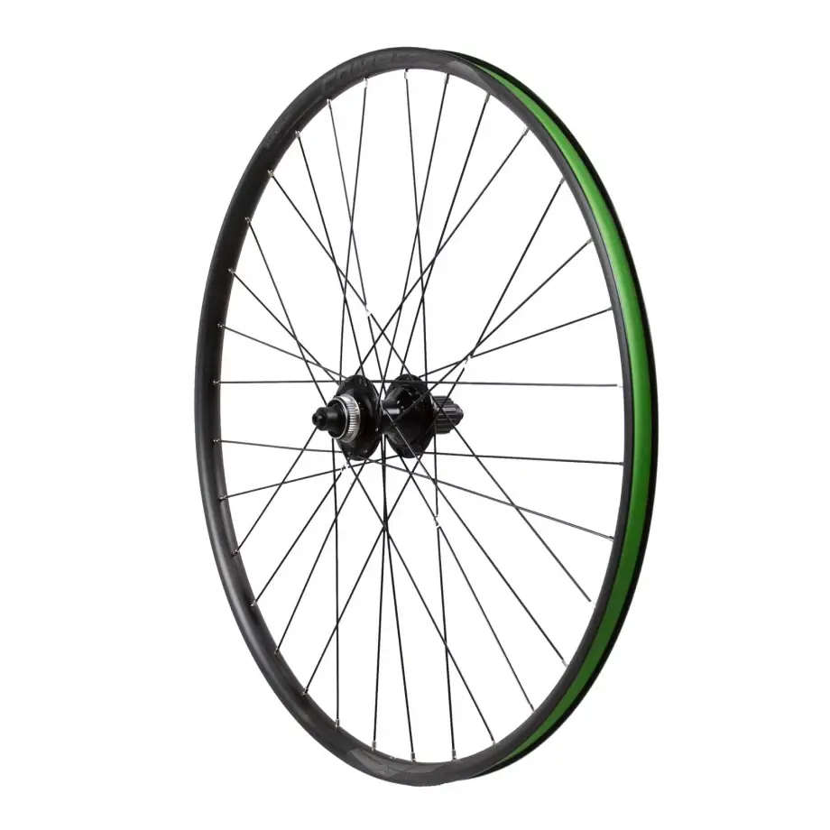 Колесо заднее 27.5" Merida Comp CC, Shimano MT500 9/135 эксцентрик, centerlock, 12ск. Micro-Spline 1
